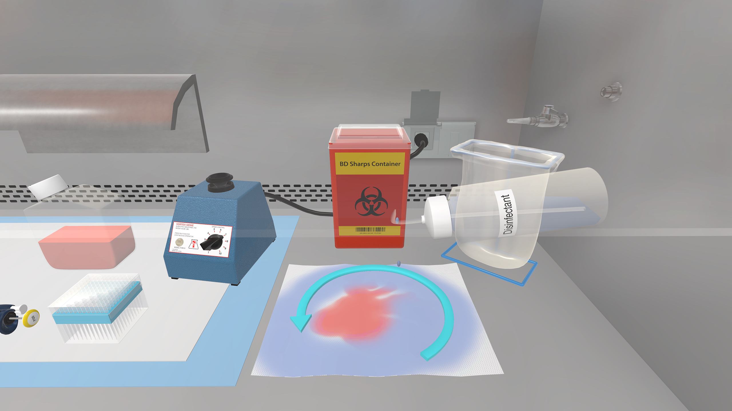 BSC VR spill cleanup